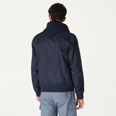 K-way Amaury Stretch Nylon Jersey In Blue
