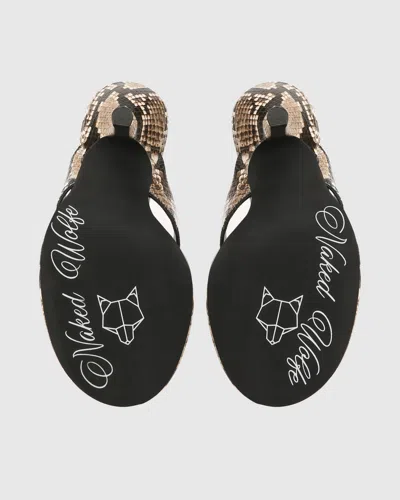 Naked Wolfe Martine Natural Snake In Multi