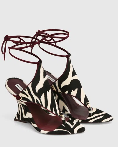 Naked Wolfe Rampage Black/white Zebra In Black