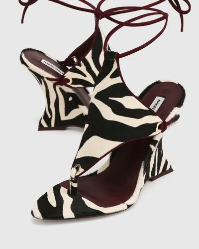 Naked Wolfe Rampage Black/white Zebra In Black