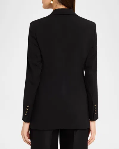 Dolce & Gabbana Turlington Tailored Jacket Single Breasted Lapels In Black