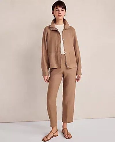 Ann Taylor Haven Well Within Everweave Linen Jacket In Multi