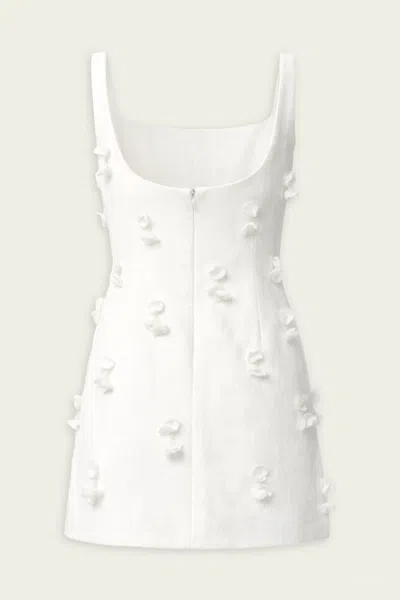 Simkhai Cailinn Linen-cotton Mini Dress In White