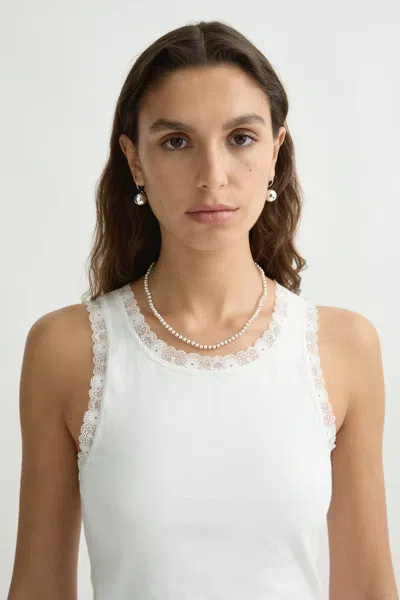 Posse Roberta Tank In White