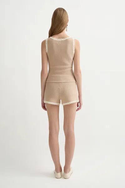 The Posse Willow Top In Neutral