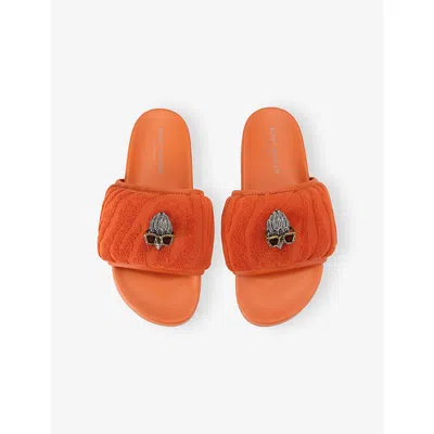 Kurt Geiger Eagle Orange Slides In Multi