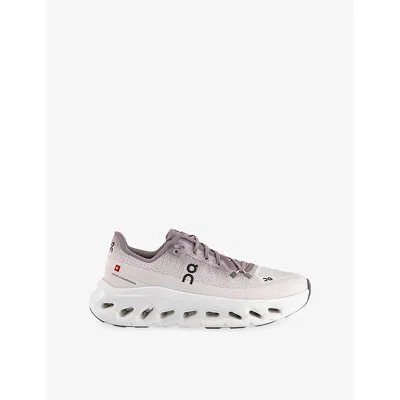 On Running Cloudtilt Lightweight Womans Sneakers In Beige And Violet In Purple
