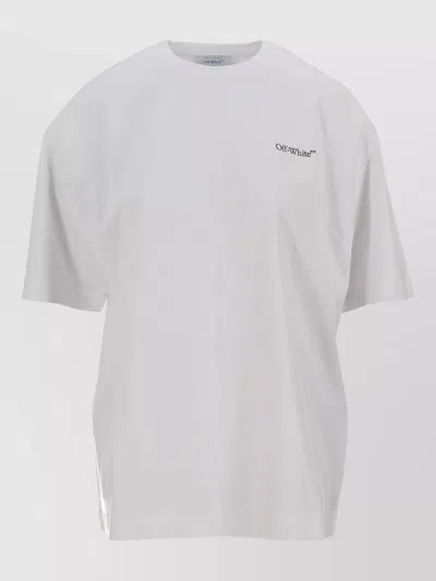 Off-white White Logo T-shirt In White
