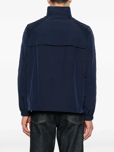 Moncler Waterproof Jacket In Blue