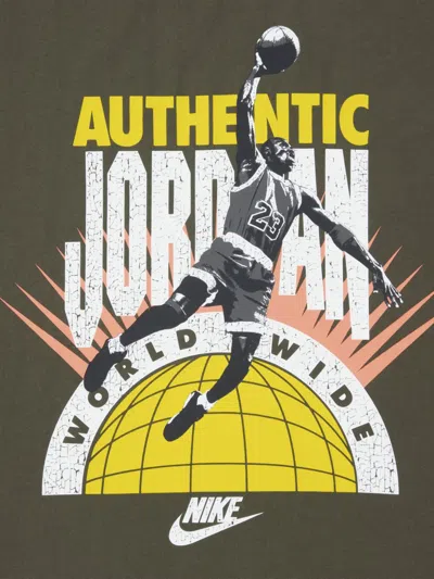 Jordan Authentic T-shirt In Brown