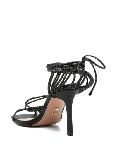 Twenty Four Haitch Tie Ankle Pumps In Multi