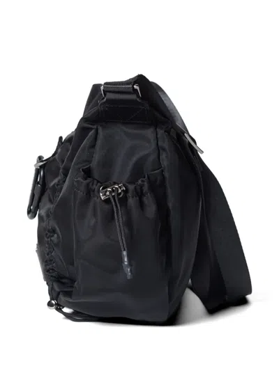 Makavelic Drawstring Shoulder Bag In Black