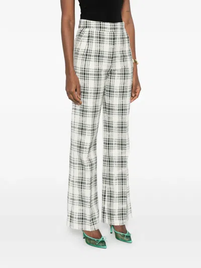 Imroska Plaid-pattern Trousers In Multi