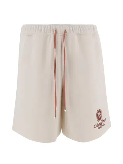 Amiri Bermuda Drawstring Shorts In Neutral