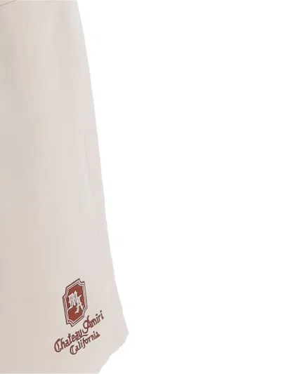 Amiri Bermuda Drawstring Shorts In Neutral