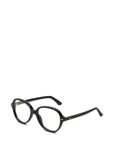 Retrosuperfuture Oval-frame Glasses In Black