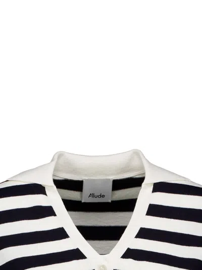 Allude Striped Top In Multi