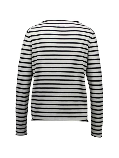 Allude Striped Top In Multi