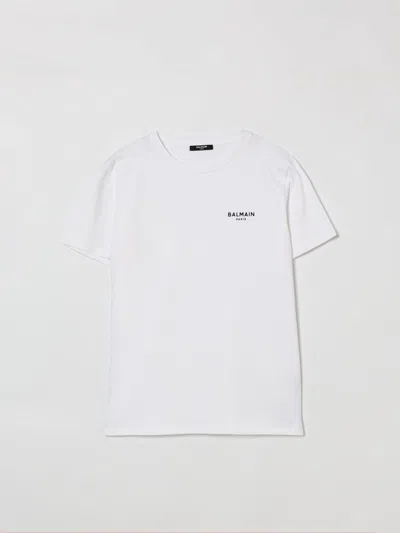 Balmain Logo-motif T-shirt In White
