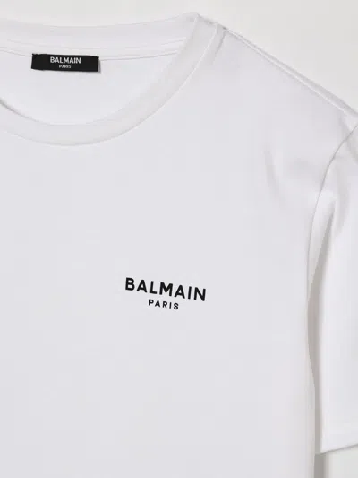 Balmain Logo-motif T-shirt In White