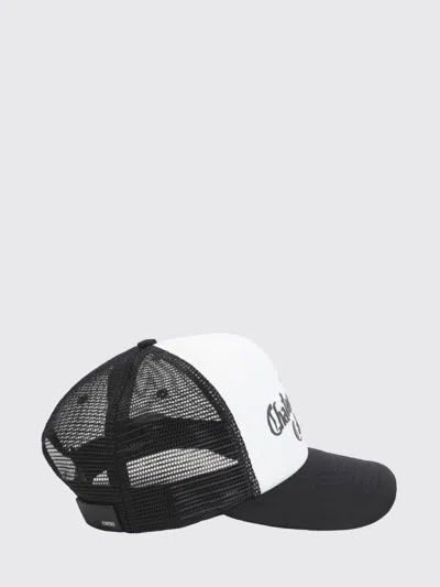 Amiri Black And White Cotton Baseball Cap In Multi