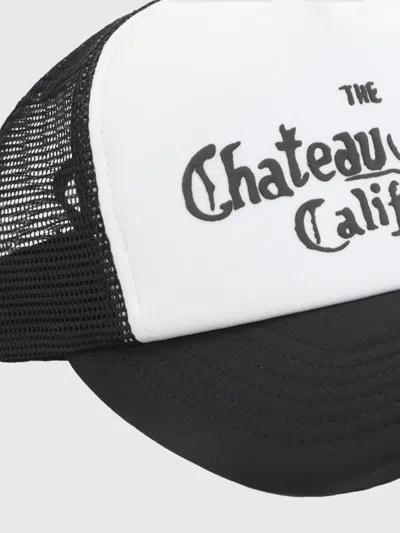 Amiri Black And White Cotton Baseball Cap In Multi