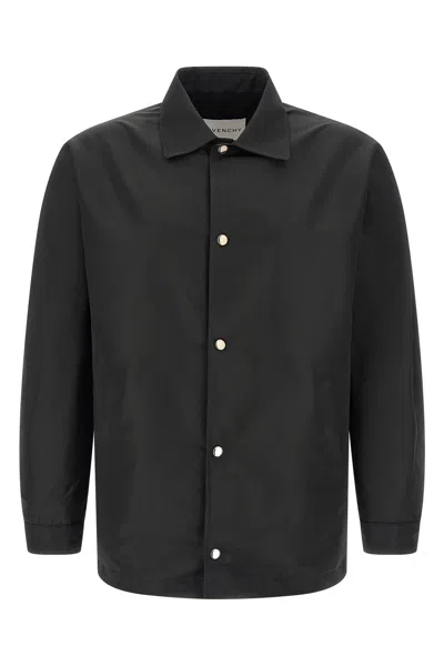 Givenchy Coach Puffer Jackets Black In Black
