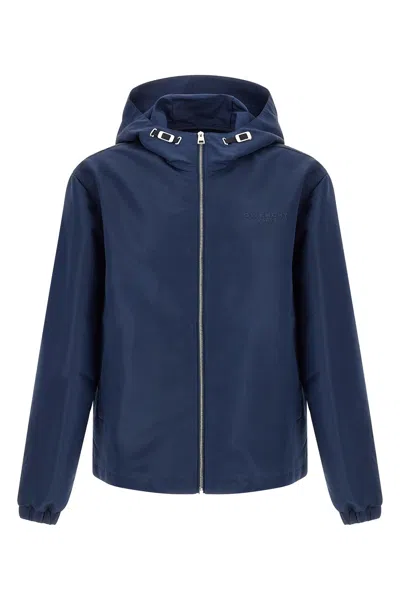 Givenchy Paris Puffer Jackets Blue In Blue