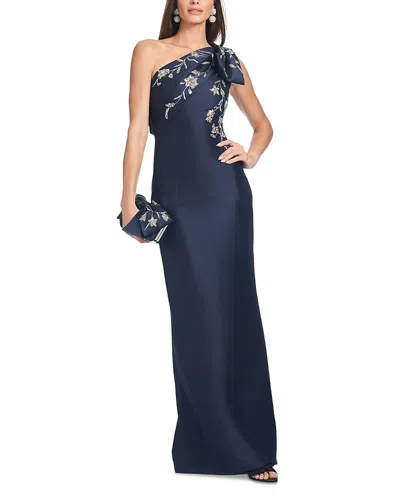 Sachin & Babi Sachin And Babi Embellished Olivia Gown In Blue