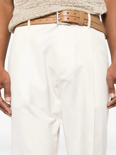 Dsquared2 Belt-loop Trousers In Neutral
