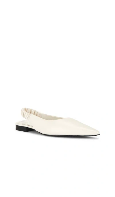Rag & Bone Mercer Pointed Toe Slingback Flat In White