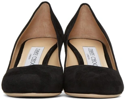 Shop Jimmy Choo Black Suede Billie Heels