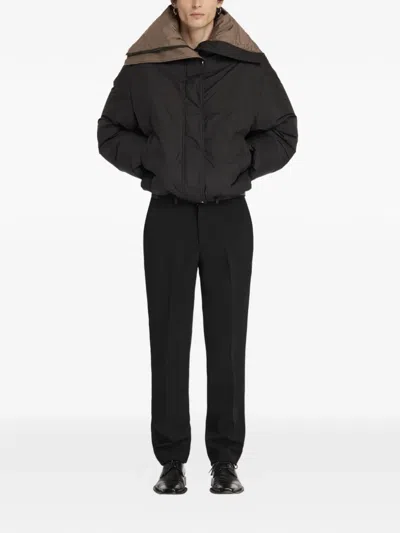 Entire Studios Kelly Collared Jacket In Black