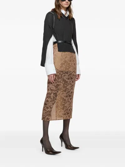 Acne Studios V-neck Top In Black