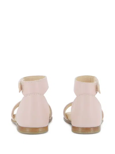 Chloé Embroidery Strap Sandals In Multi