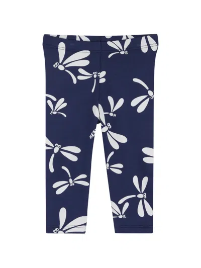 Kenzo Ruffled Dragonfly-print Set In White