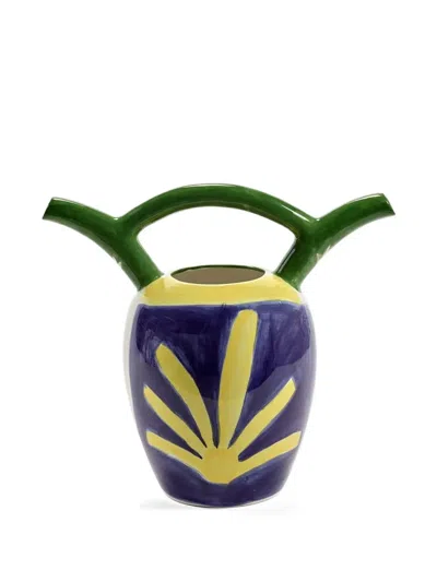 Serax Face-print Vase In White