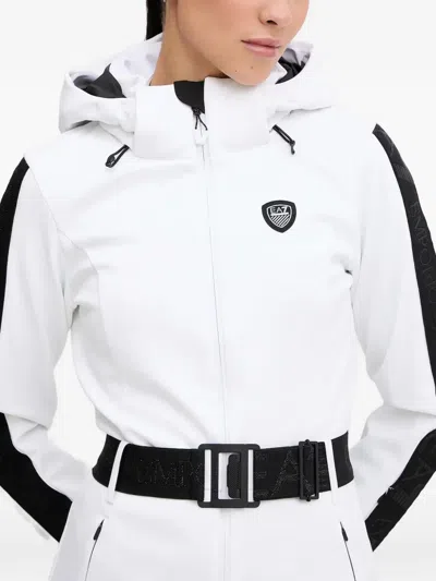 Ea7 Softshell Technical Ski Suit In White