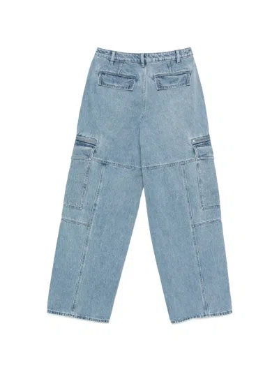 Michael Michael Kors Flap-pocket Jeans In Blue