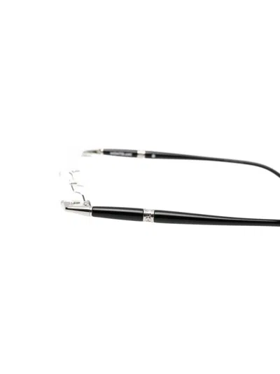 Montblanc Rimless Rectangle Glasses In Gray