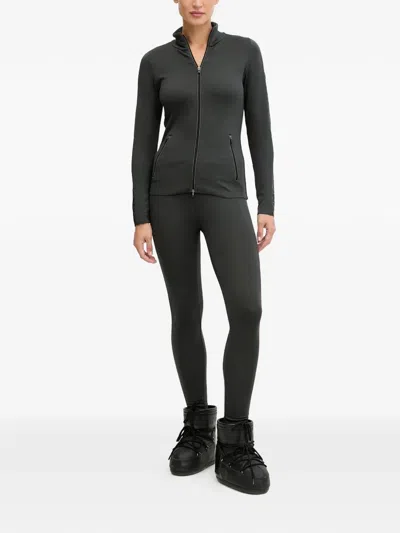 Newland Patterned Perfomance Leggings In Black