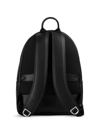 Doucal's Leather Backpack In Black