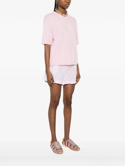Bompard Loose Round-neck T-shirt In Pattern