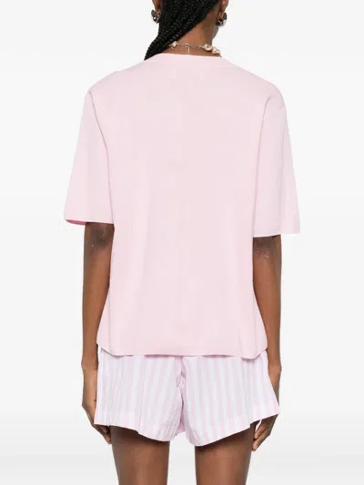 Bompard Loose Round-neck T-shirt In Pattern