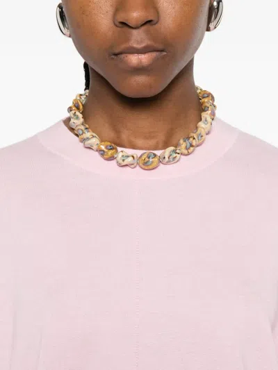 Bompard Loose Round-neck T-shirt In Pattern