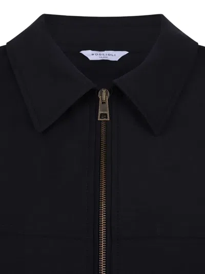 Boglioli Zip Jacket In Black