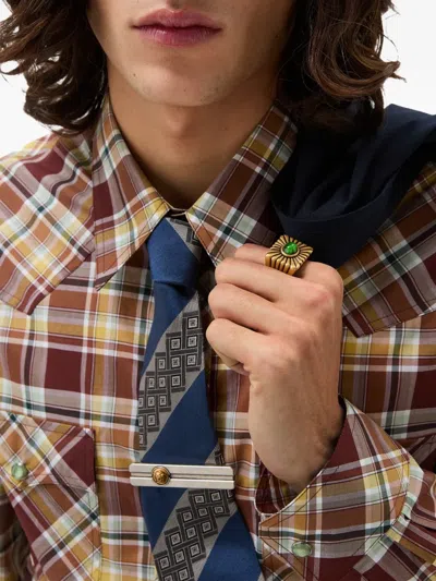 Versace Circe Ring In Gold