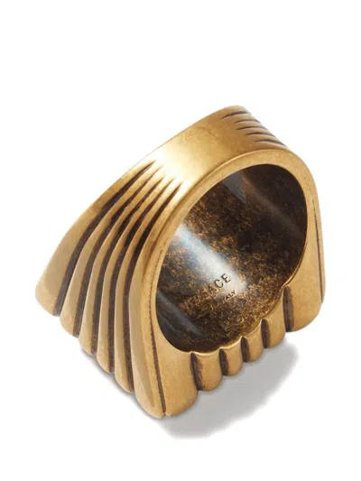Versace Circe Ring In Gold