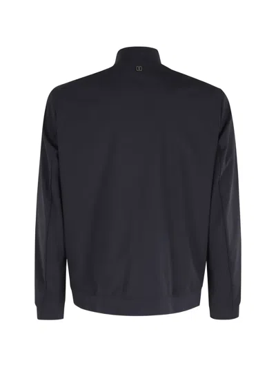 Duno Zip-fastening Jacket In Blue