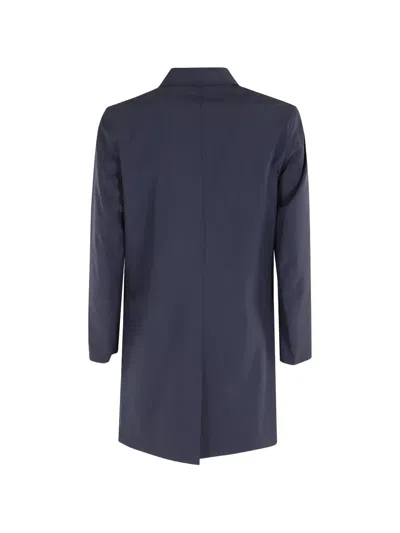 Kired Buttoned Coat In Blue